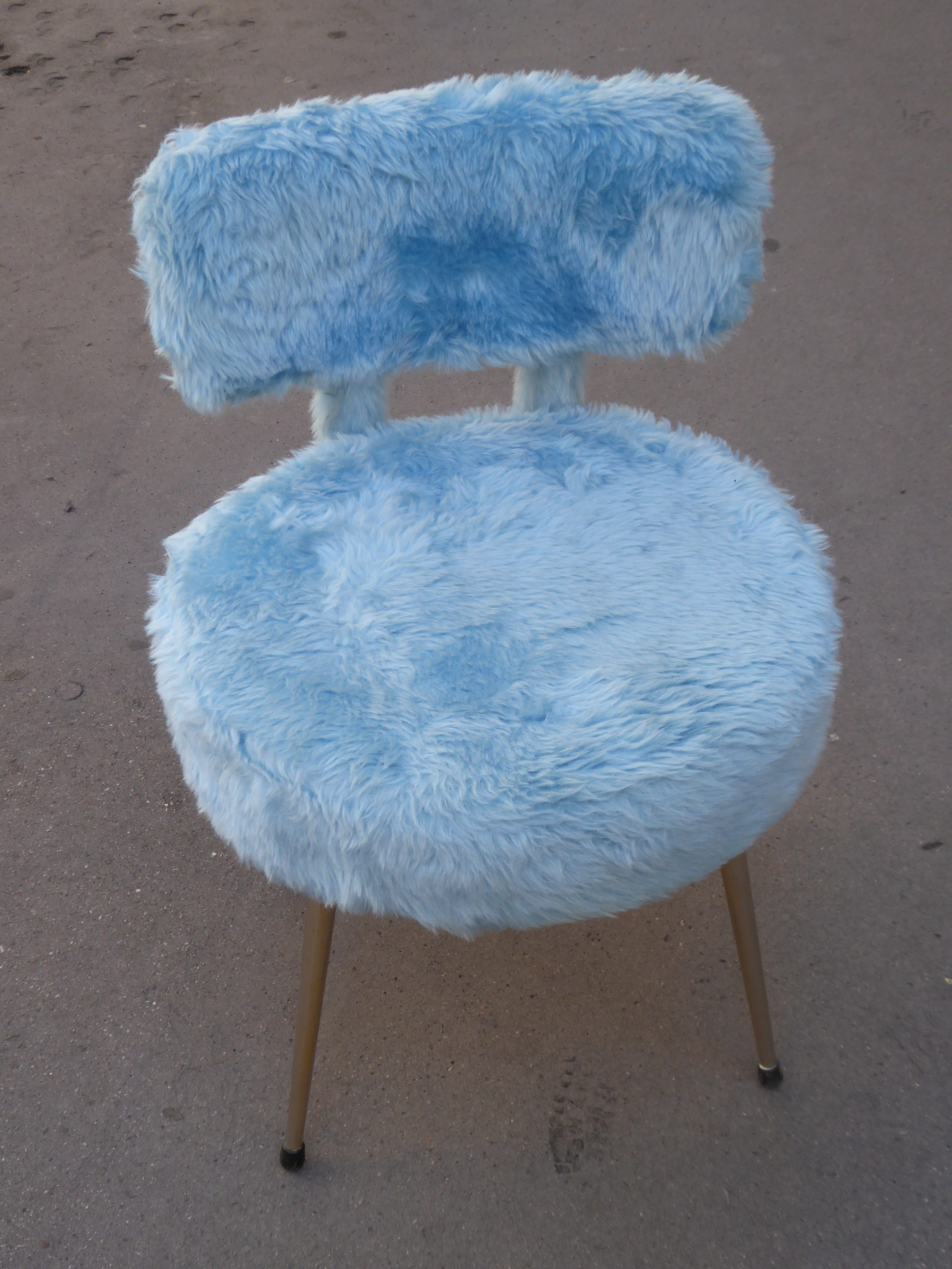 chaise « moumoute » Pelfran